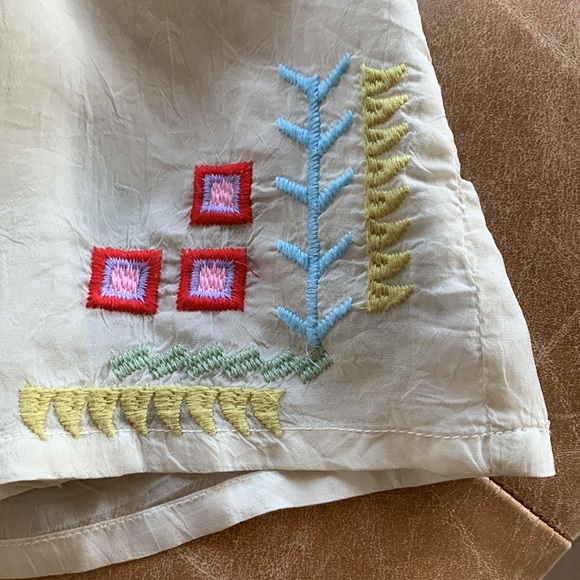 Johnny Was Tropical Garden Pintuck Floral Tunic Size M - Picture 9 of 11